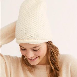 Free people wool knit hat